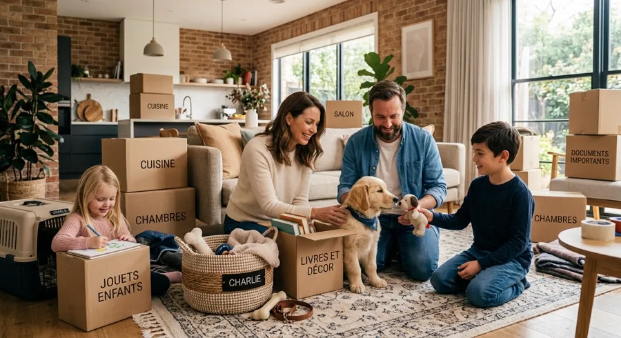 Déménager avec un chien ou un chat sans stress : le guide étape par étape